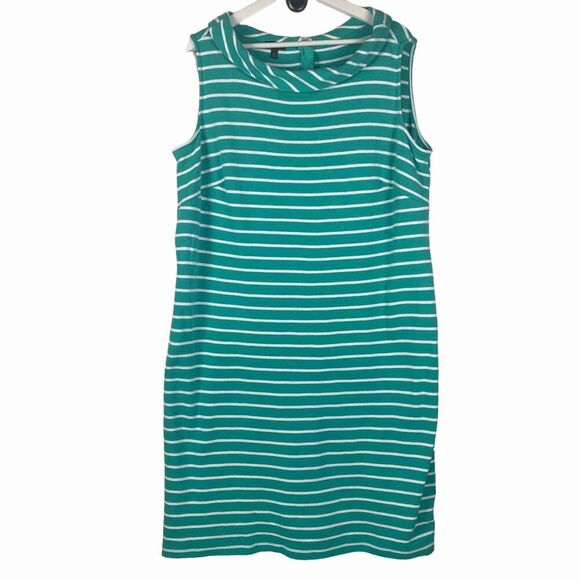 Talbots Dresses & Skirts - Talbots Mock-Neck Striped Dress size 1X